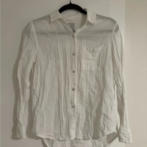 Rails White Button-Down Shirt - Picture 2 of 4